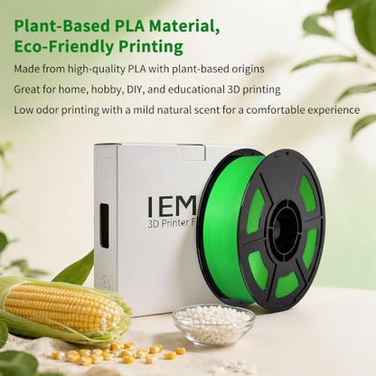 IEMAI PLA Filament 1.75mm, Red, 1kg (2.2lbs) - color: Pla Red, size: 1KG