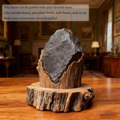 Rocks and mineralsNatural Iron nickelMeteoriteSpace Rock Fragment raw meteoritelodestoneDesktop Ornament for Meteorite Appreciation and Collection (Small)