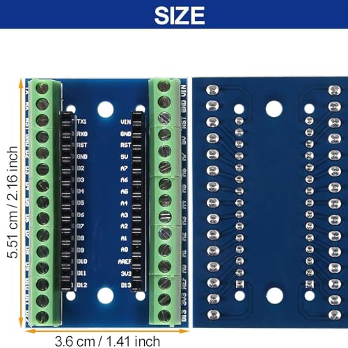 2-Pack Nano V3.0 Board with IO Expansion Shield