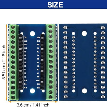 2-Pack Nano V3.0 Board with IO Expansion Shield