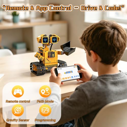5-in-1 Excavator Robot Kit for Kids 6-12, STEM Coding Building Toy - size: K96286
