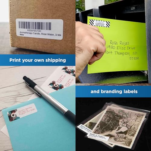 OnlineLabels 1.75" x 0.5" Return Address Labels - White Matte - 25 Sheets - size: 25 Sheet Pack