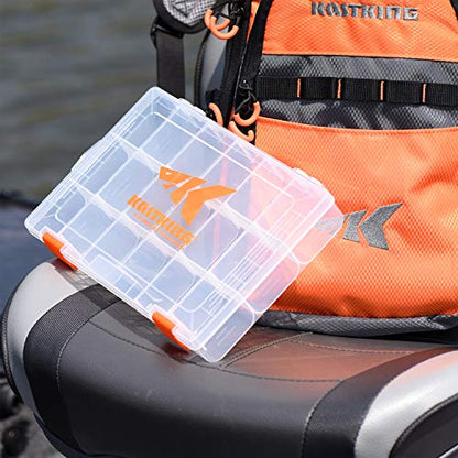 KastKing Utility Tackle Boxes, 3600 and 3700 Fishing Tackle Trays - color: Standard, size: 3600(4Pack)