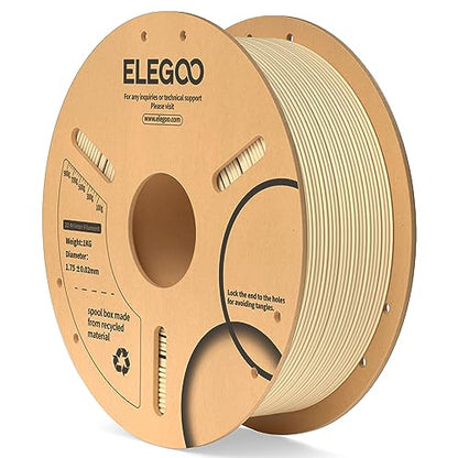 ELEGOO PLA 3D Printer Filament 1.75mm Beige 1KG - color: Beige, size: 1kg