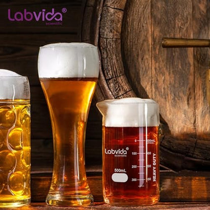10pcs 250ml 3.3 Borosilicate Glass Thick Beakers, LVA025 - style: 10pcs of Vol.250ml