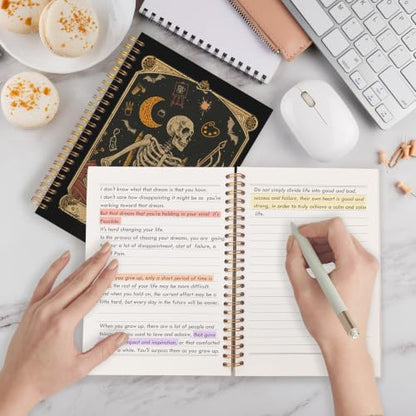 Qabliqo Artist Gifts for Men Women Spiral Notebook Journal - color: Artist
