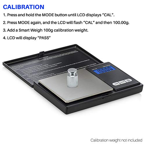 Smart Weigh Digital Pocket Scale, 100g x 0.01g, Jewelry and Coins - size: 100g / 0.01g