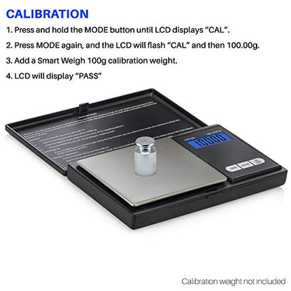 Smart Weigh Digital Pocket Scale, 100g x 0.01g, Jewelry and Coins - size: 100g / 0.01g