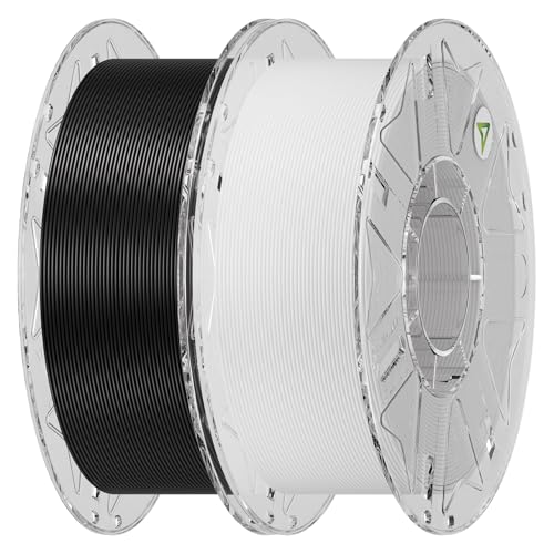 Creality Hyper RFID PLA Filament 1.75mm 2KG, Black & White, Total 2-Pack - color: Black&white-2kg, size: Pla Rfid