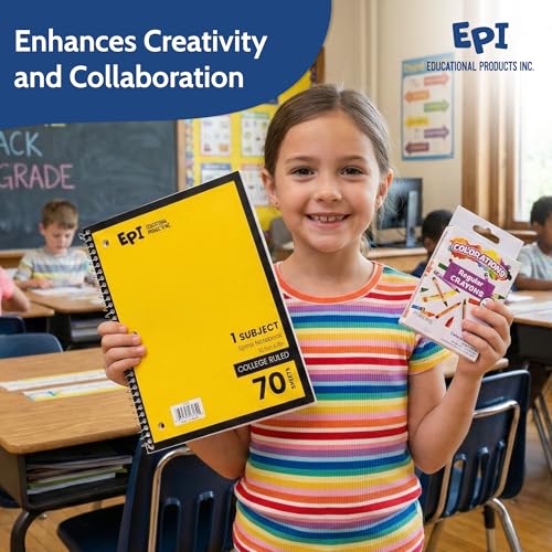 EPI Essentials Bulk School Supplies for Kids – 2nd to 3rd Grade School Supply Packs – Wide-Ruled Bundle with Classroom-Ready Standard List Essentials – 168 Boxes per Pallet - size: 2nd-3rd Grade, style: Pallet