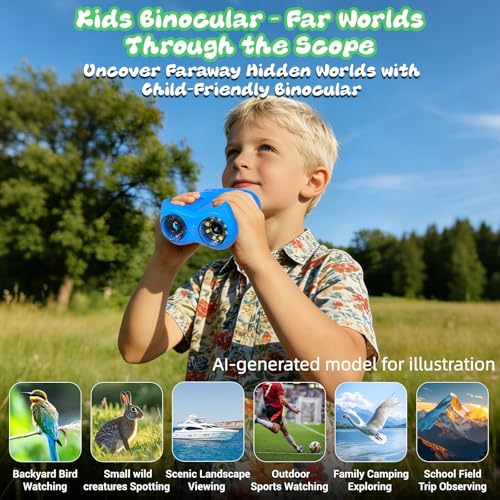 2 in 1 Kids Microscope and Telescope, STEM Educational Toy, Blue - color: Blue