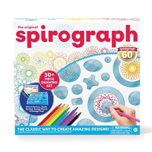Spirograph with Markers Arts and Crafts for Kids Drawing Kit Art Supplies