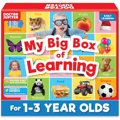Doctor Jupiter My Big Box of Learning for Kids Ages 1-3 Year Old - style: Big Box of Learning: 1+