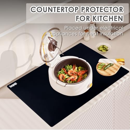 31.5" x 23.6" Extra Large Silicone Mat for Resin Casting, Epoxy and Crafts - color: Black