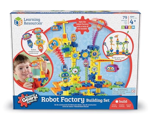 Learning Resources Gears Robot Factory Building Set - style: Robot Factory
