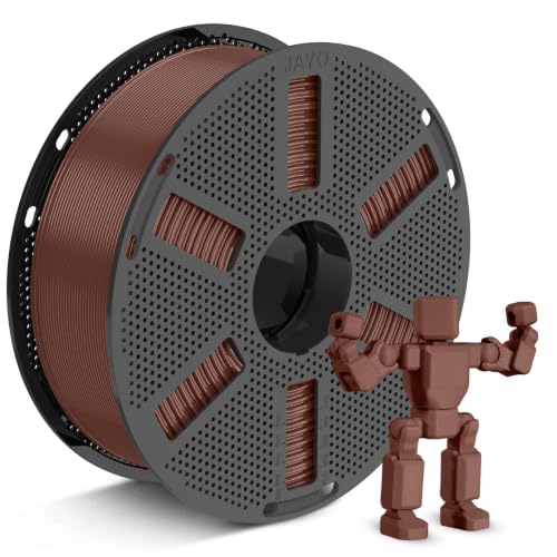 JAYO PETG 3D Printer Filament 1.75mm, 1.1kg Reusable Spool, Brown - color: 1.1kg Chocolate