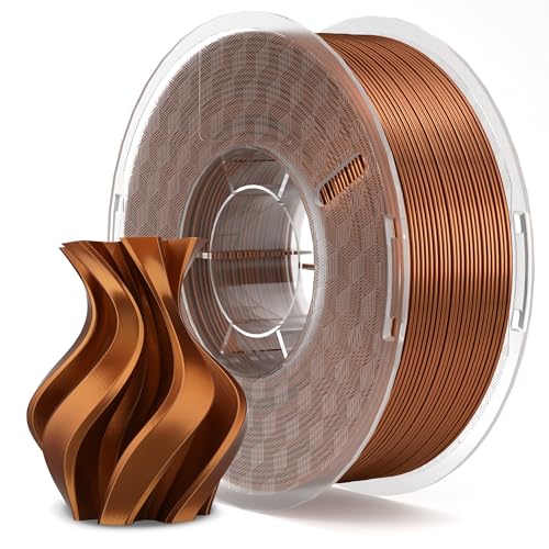 ELEGOO Silk PLA 3D Printer Filament 1.75mm Copper 1KG - color: Silk Copper