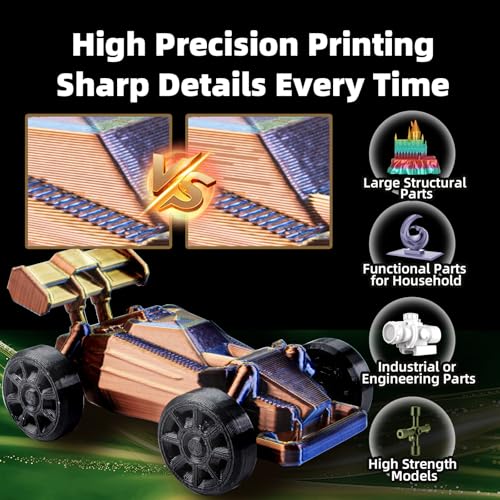 IdeaFormer-3D 2Pcs 0.2mm H2D H2S Hotend for Bambu Lab, Print Head Extruder Hotend Kit Quick Swap Herdened Steel Nozzle for Bambu Labs H2D H2S Combo A1 Mini 3D Printer Parts - style: 2Pcs 0.2mm H2D H2S Hotend