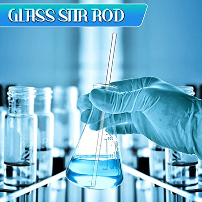 Weewooday 16 Pcs 5 ml Glass Dropper Pipettes with Rubber Bulb Stir Rod Blue - color: Blue, size: 5 ml