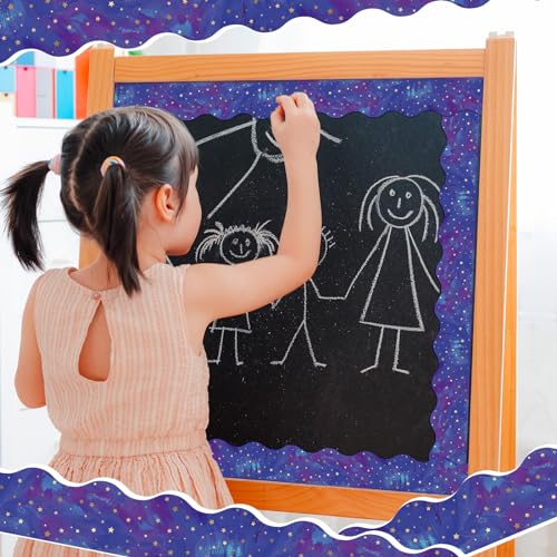 Outus 68 ft Galaxy Space Bulletin Board Border for Classroom - size: 2.99 Inches, style: Galaxy