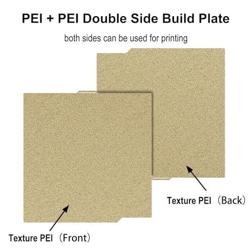 260x271mm Double Sided Textured PEI Build Plate for Elegoo CC/CC2 - size: 260x271mm