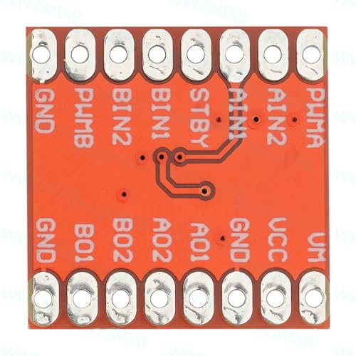 WWZMDiB 4 Pcs TB6612FNG Dual Motor Driver Controller Board Module Compatible with for Arduino Raspberry Pi ESP32 STM