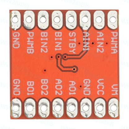 WWZMDiB 4 Pcs TB6612FNG Dual Motor Driver Controller Board Module Compatible with for Arduino Raspberry Pi ESP32 STM