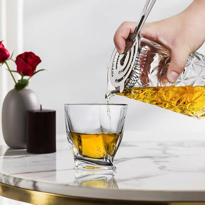 Cocktail Mixing Glass Kit, Bartender Gifts for Men