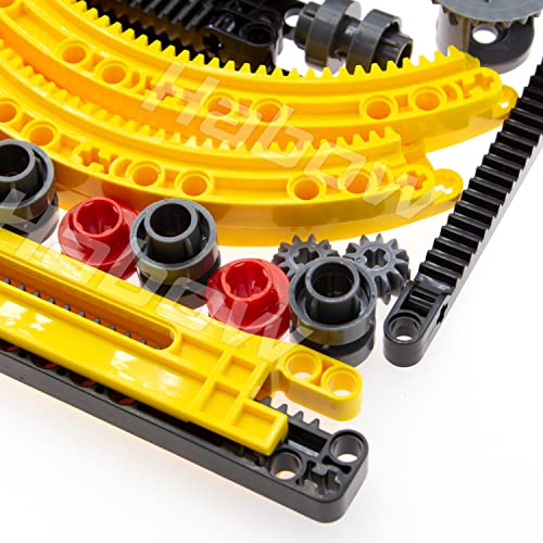 Habow 233pcs Technic Gears Kit, Assorted Gear Set for MOC Technic Building