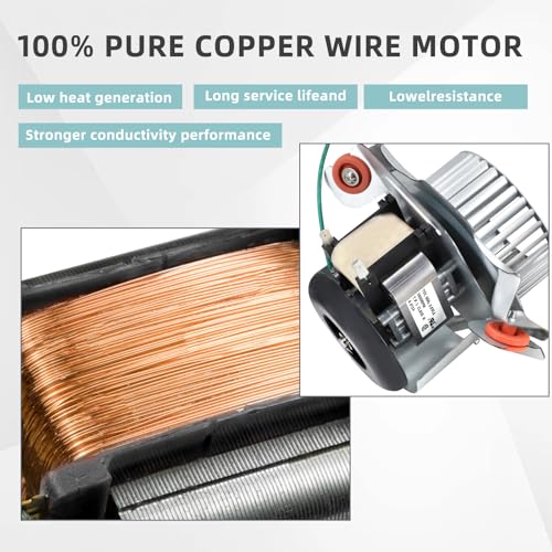 Criditpid HC21ZE121A Furnace Draft Inducer Motor Kit Replacement for Carrier & Bryant and Payne Furnaces. Inducer Motor Kit Fits Jakel J238-100-10108 Draft Inducer Blower Motor. - size: HC21ZE121A