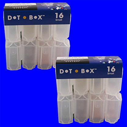 DotBox Small Box - 32 pcs - Little Storage Boxes - 2 Packages of 16 - size: Small Box
