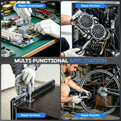 2026 New 66 in 1 Magnetic Ratchet Screwdriver Set, DIY Screwdriver Set with Detachable Handle, Portable Compact Repair Tool Kit for Furniture Laptop Electronicsv Bicycle - size: 2026 New 66 in 1 Screwdriver Set