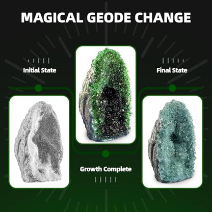 GobiDex Geodes Crystal Growing Kit for Kids,Science Kit for Kids Ages 6-12