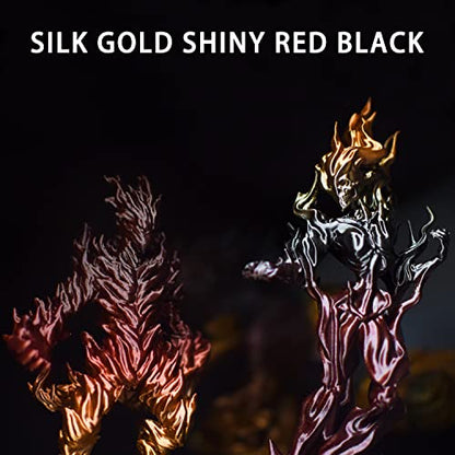 3D Printer Filament, PLA Filament Silk Gold Shiny Red Black PLA Filament 1.75mm +/- 0.02mm, 3D Printing Filament 1kg/2.2lbs - color: Silk Shiny Red Gold Black