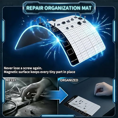 SHOWPIN Precision Computer Screwdriver Kit: 122PCS Laptop Screwdriver Sets - color: Gray-122pcs-1pack