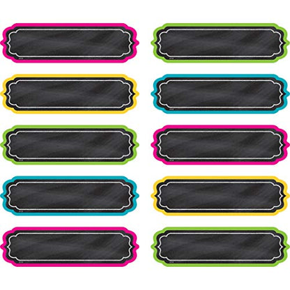 Teacher Created Resources Chalkboard Brights Labels (TCR20871)