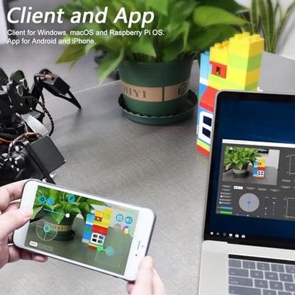 Freenove Big Hexapod Robot Kit for Raspberry Pi 5 4 B 3 B+ Zero 2 W, Walking, Self Balancing, Face Recognition, Ultrasonic Ranging, App Control, Camera, Servo (Raspberry Pi NOT Included)
