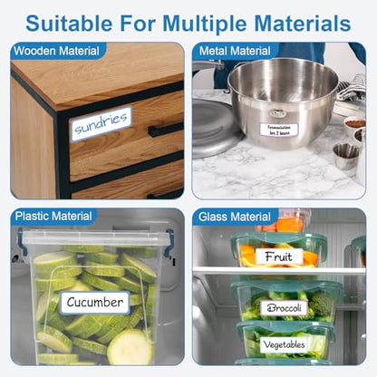 1000 Pcs Removable Freezer Labels 1 x 3 Inch, 10 Colors - size: 1 x 3 Inch