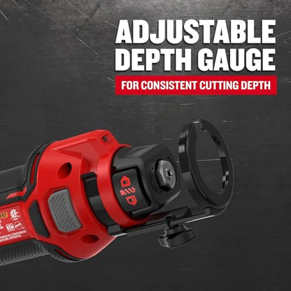 CRAFTSMAN 20V MAX Cut Out Tool, Cordless Drywall Cutting, Bare Tool Only (CMCE200B)
