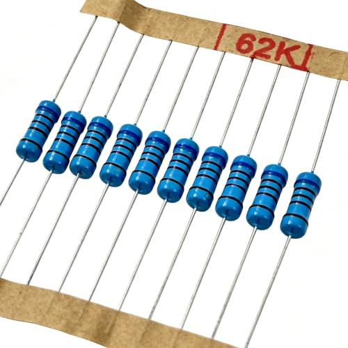 YEAZ 1220pcs Resistors Assortment Kit, 1W Metal Fixed Film Resistors