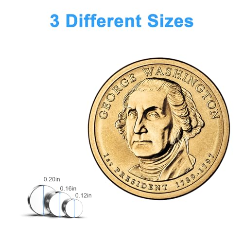 Fridge Magnets, 3 Different Sizes Small Round Magnetic 600 Pack - size: Mix-3 Sizes