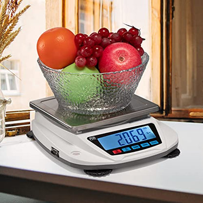 FLB Lab Scale 3000g 0.01g Digital Analytical Balance Top Loading Scale - style: 3000g x 0.01g With Calibration Weights