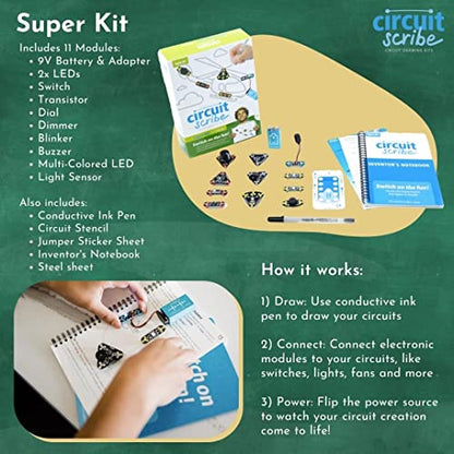 Circuit Scribe Maker Kit: Conductive Rollerball Pen