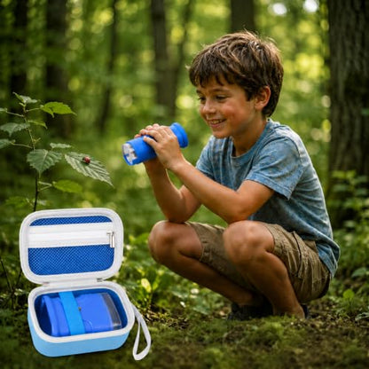 ANKHOH Handheld Microscope Case for Edubini for BEBANG for BMDSAE, Blue - color: Blue