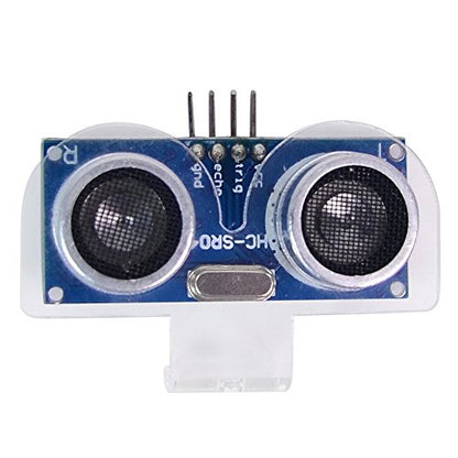 2Pcs Ultrasonic Sensor Module with 2Pcs Mounting Bracket