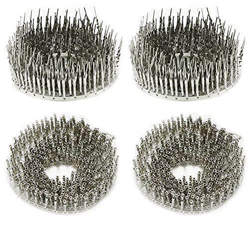200Pairs 2.54mm Male Female Crimp Jumper Pin Connectors - size: 200pcs male and 200pcs female