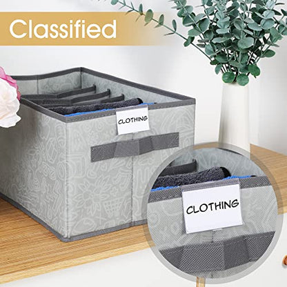 50pcs Labels for Storage Bins Plastic Label Clip, Basket Labels Clip On Wire Shelf Price Label Holder Merchandise Sign Display Holder, 50pcs Label Insert Included (2.76IN*1.57IN) - size: 2.76IN*1.57IN