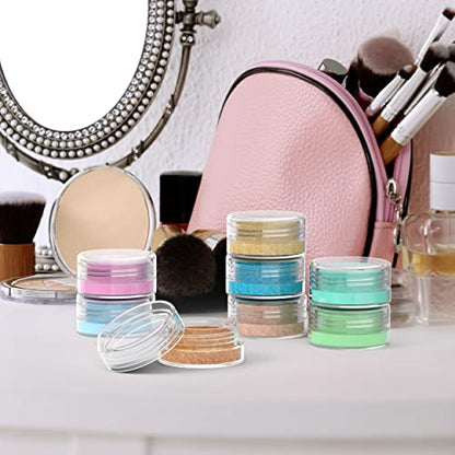 Sample Containers, Lip Balm Containers, Sample Jars, 3 Gram, 50 PK, Clear - color: Clear, size: 50 Pack