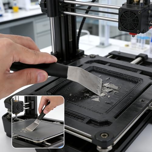3pcs 3D Printer Tool Scraper Kit, Premium Professional Cleaning Spatula Kit Practical 3D Printing Accessories Suitable for Model Stripping