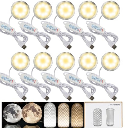 10-Pack LED Lamp Kit 001 for Bambu Lab X1C P1P A1 3D Printer Parts - color: 10PCS
